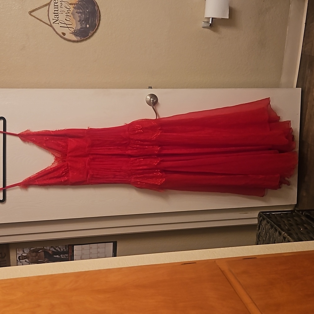 Red Gothic dress